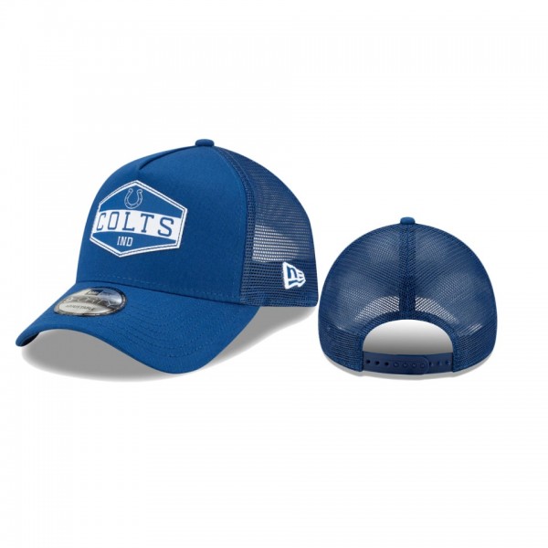 Indianapolis Colts Royal Flow A-Frame 9FORTY Snapback Hat
