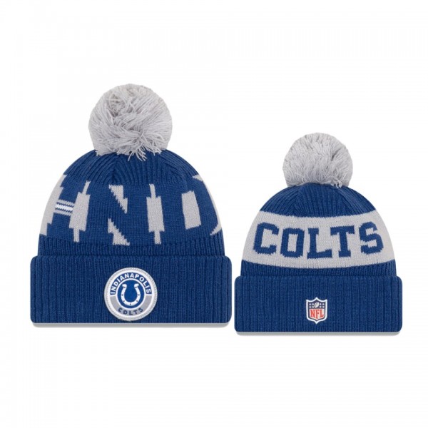 Indianapolis Colts Royal Gray 2020 NFL Sideline Of...