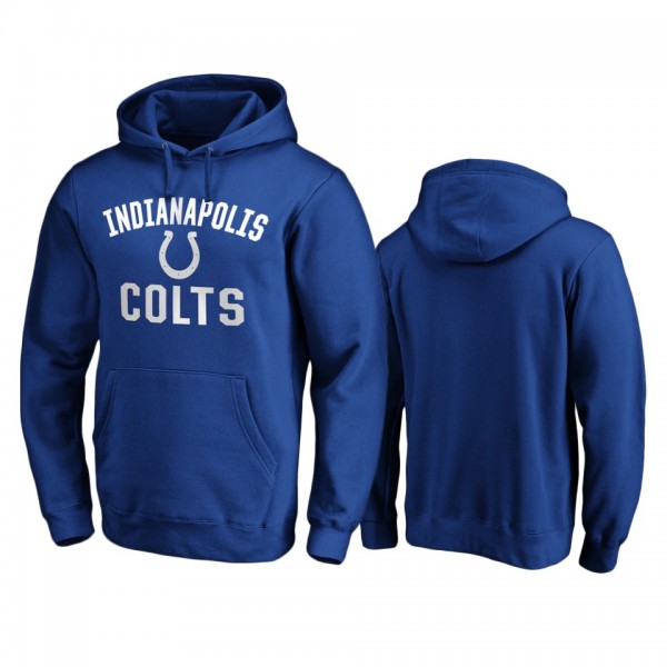 Indianapolis Colts Royal Victory Arch Pullover Hoo...