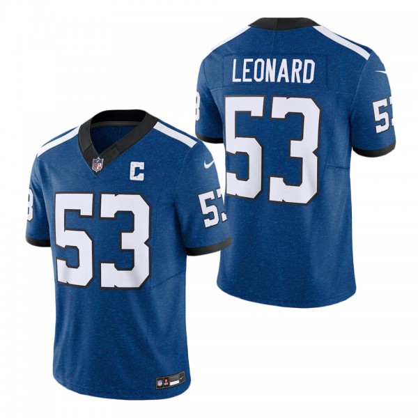Men's Indianapolis Colts Shaquille Leonard Royal I...