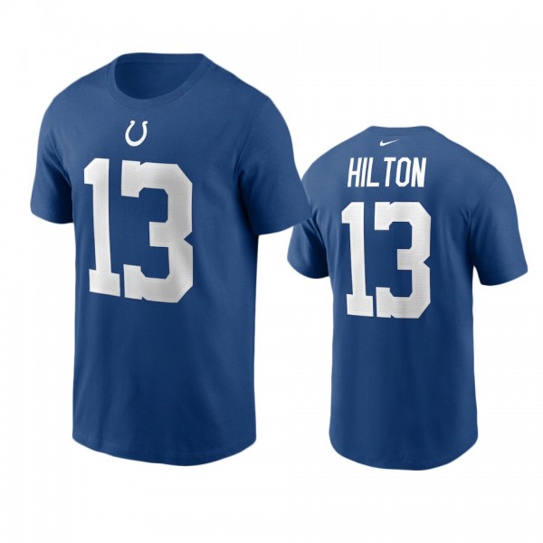 Men's Indianapolis Colts T.Y. Hilton Royal Name &a...
