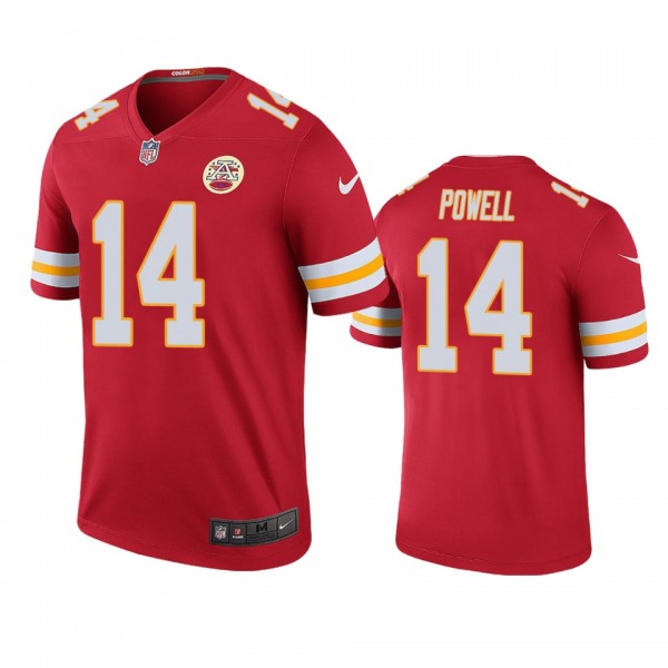 Kansas City Chiefs Cornell Powell Red Color Rush L...
