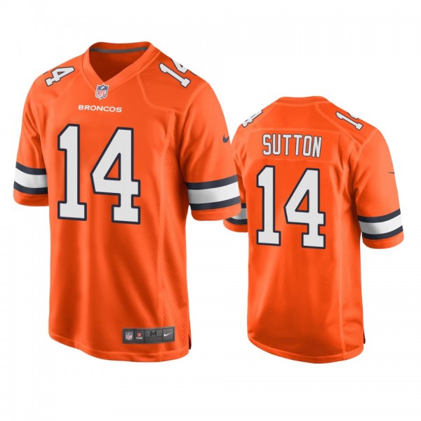 Denver Broncos Courtland Sutton Orange Alternate G...