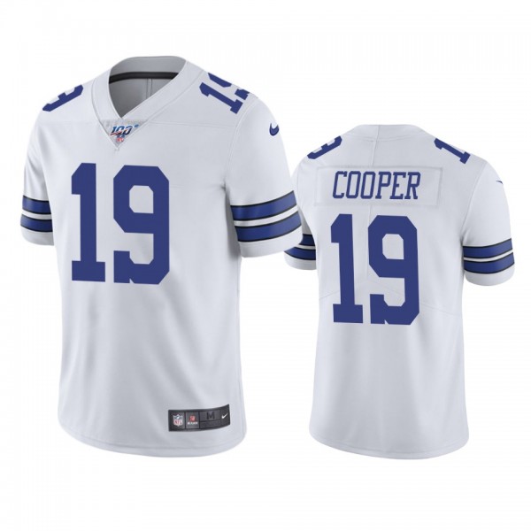 Dallas Cowboys Amari Cooper White 100th Season Vap...