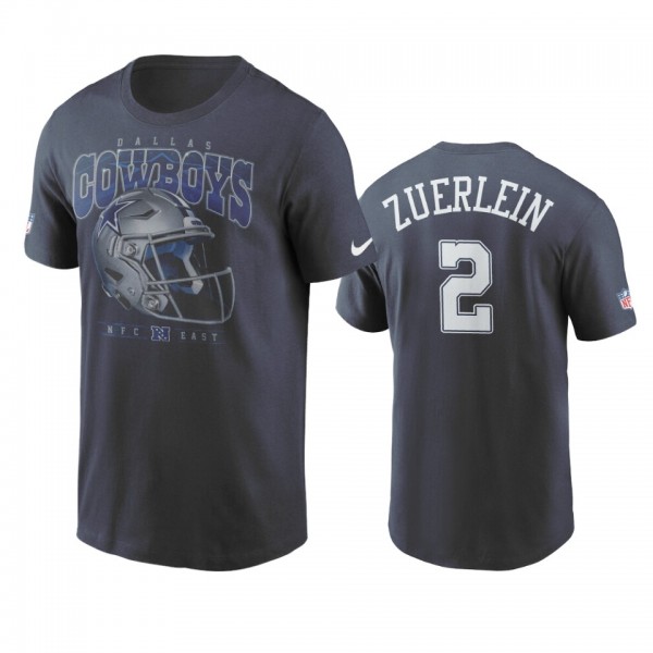 Dallas Cowboys Greg Zuerlein Navy Helmet T-Shirt