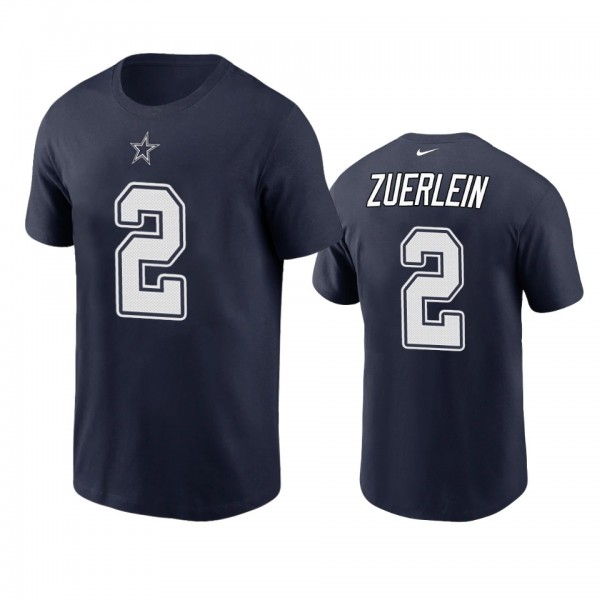 Men's Dallas Cowboys Greg Zuerlein Navy Name &...