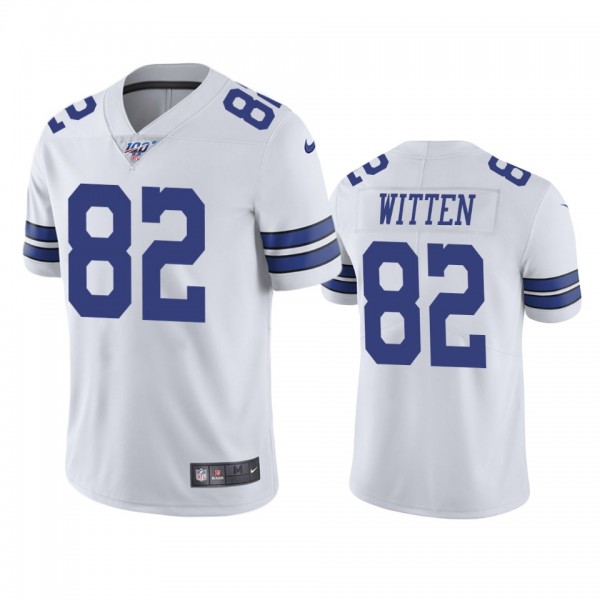 Dallas Cowboys Jason Witten White 100th Season Vap...