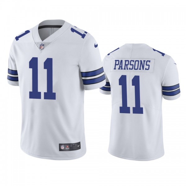 Dallas Cowboys Micah Parsons White 2021 NFL Draft Vapor Limited Jersey