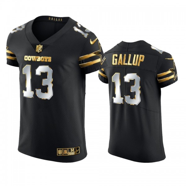 Dallas Cowboys Michael Gallup Black 2020-21 Golden...