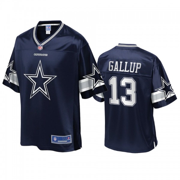 Dallas Cowboys Michael Gallup Navy Icon Jersey - Men's