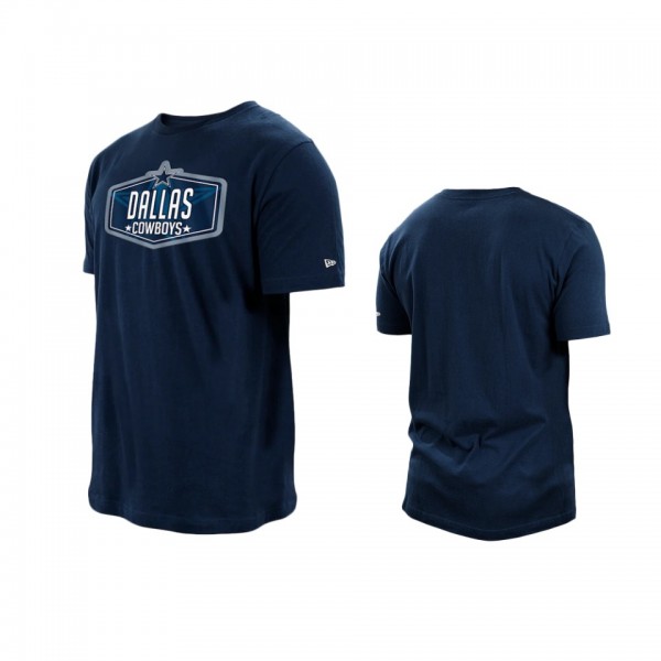 Dallas Cowboys Navy 2021 NFL Draft Hook T-Shirt