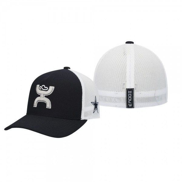 Dallas Cowboys Navy White Trucker Flex Hat