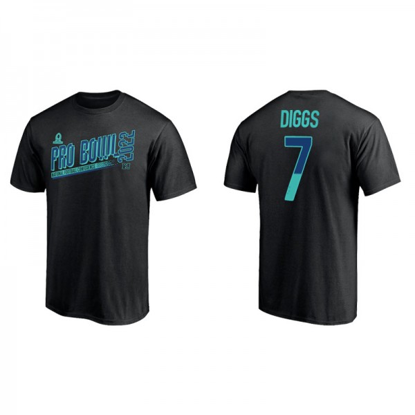 Men's Dallas Cowboys Trevon Diggs Black 2022 NFC Pro Bowl T-Shirt