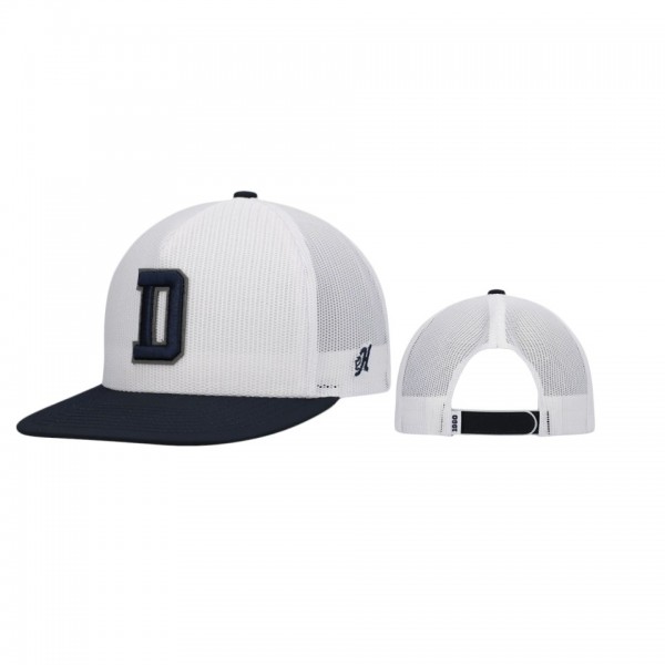 Dallas Cowboys White D Snapback Hat