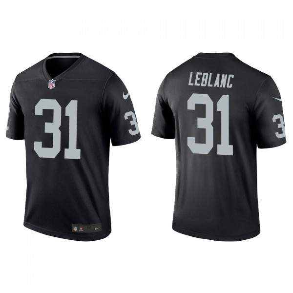Men's Las Vegas Raiders Cre'Von LeBlanc Black Lege...