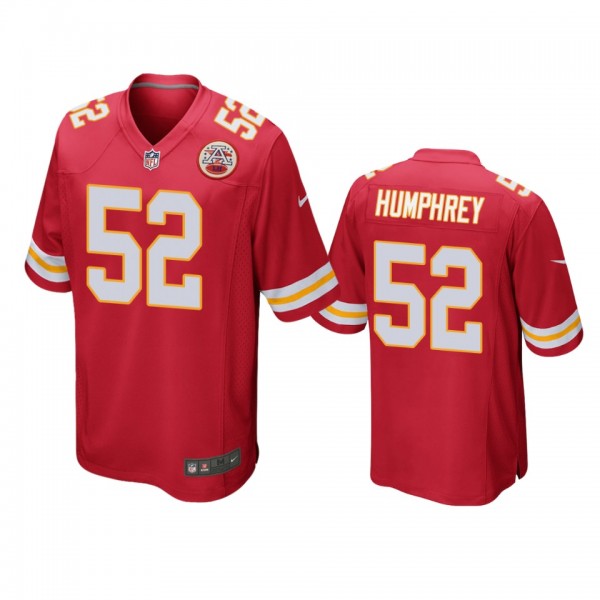 Kansas City Chiefs Creed Humphrey Red Game Jersey