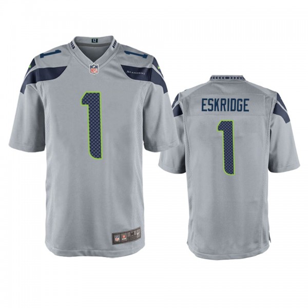 Seattle Seahawks D'Wayne Eskridge Gray Game Jersey
