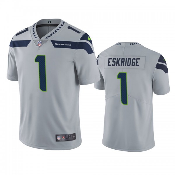 D'Wayne Eskridge Seattle Seahawks Gray Vapor Limited Jersey