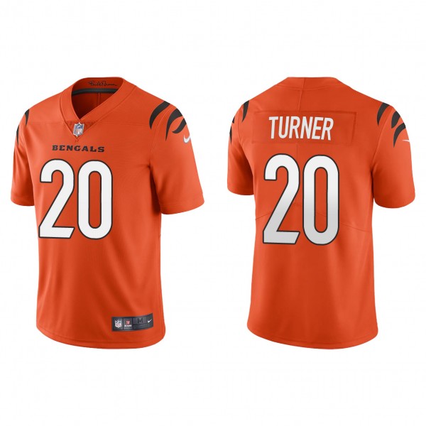Men's Cincinnati Bengals D.J. Turner Orange 2023 N...