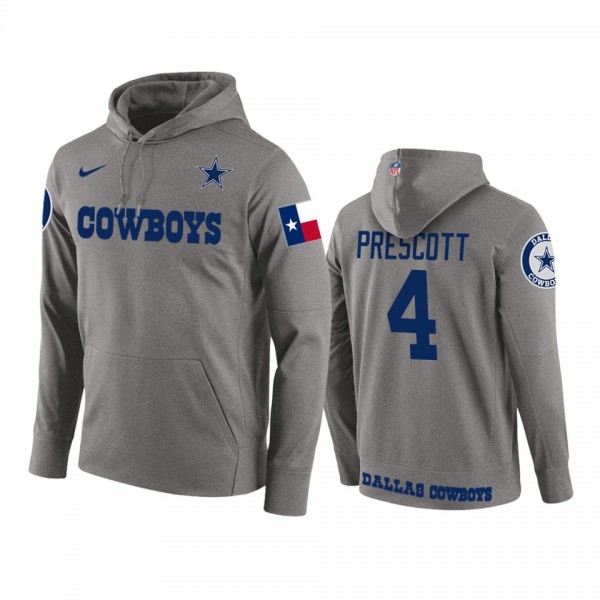 Dallas Cowboys Dak Prescott Gray Circuit Wordmark ...