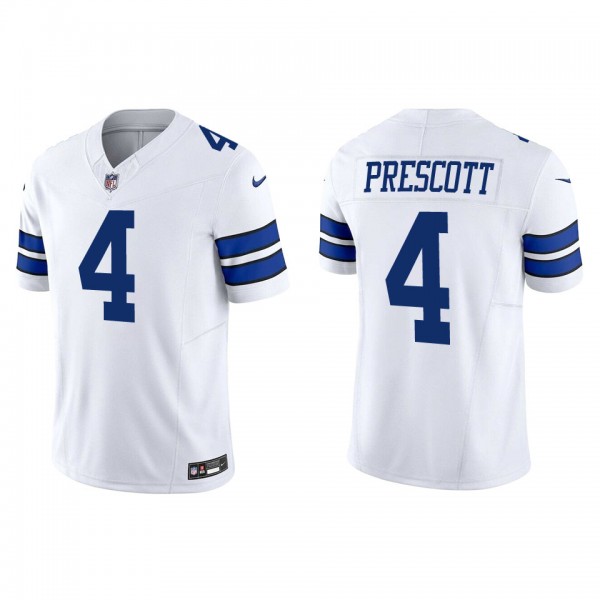 Dak Prescott Dallas Cowboys White Vapor F.U.S.E. Limited Jersey