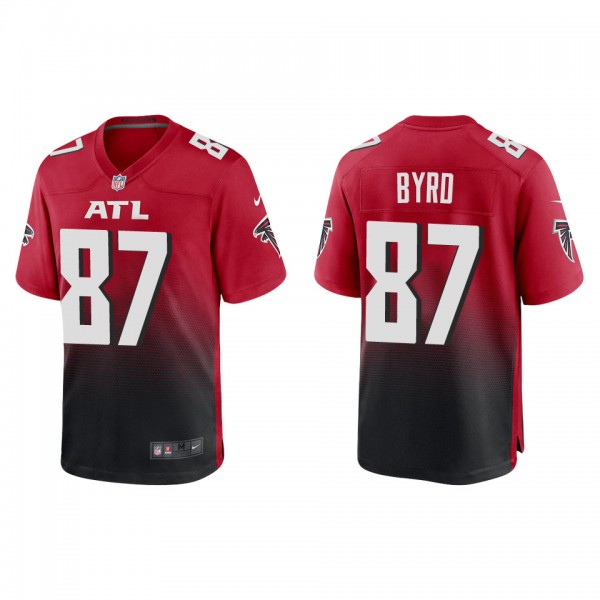 Men's Atlanta Falcons Damiere Byrd Red Game Jersey