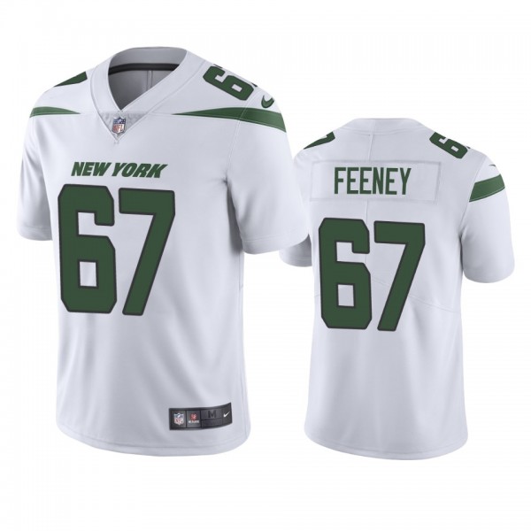 Dan Feeney New York Jets White Vapor Limited Jerse...