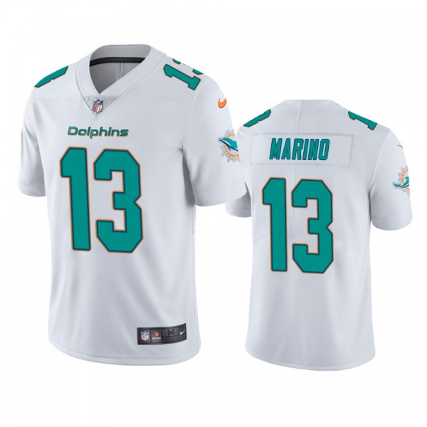 Dan Marino Miami Dolphins White Vapor Limited Jers...
