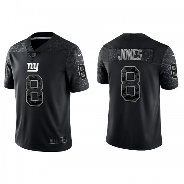 Daniel Jones New York Giants Black Reflective Limi...