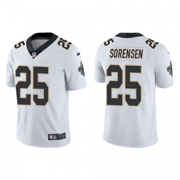 Men's New Orleans Saints Daniel Sorensen White Vap...