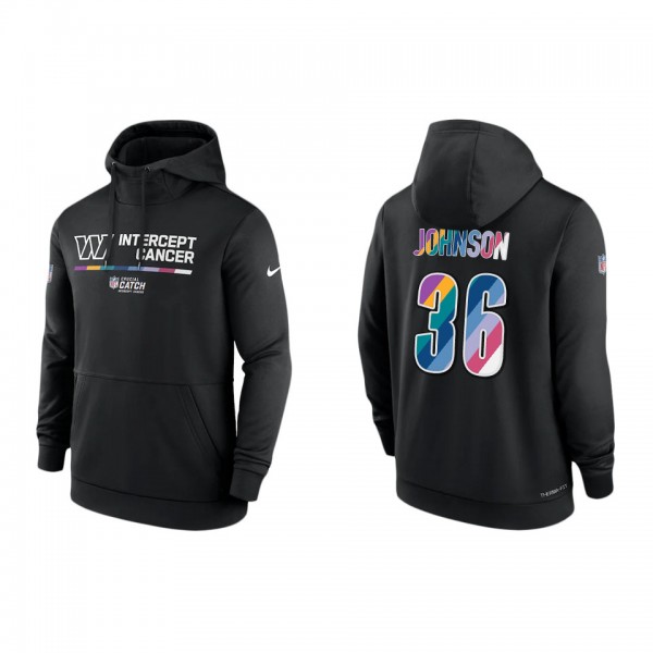 Danny Johnson Washington Commanders 2022 Crucial Catch Therma Performance Pullover Hoodie