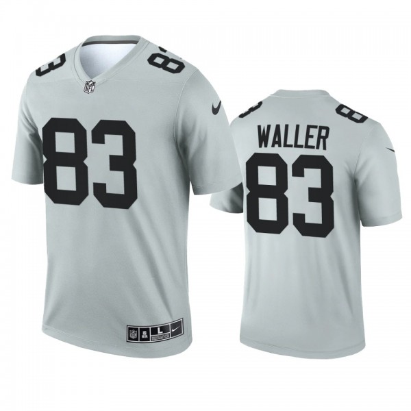 Las Vegas Raiders Darren Waller Silver 2021 Inverted Legend Jersey