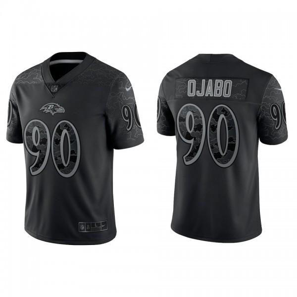 David Ojabo Baltimore Ravens Black Reflective Limi...
