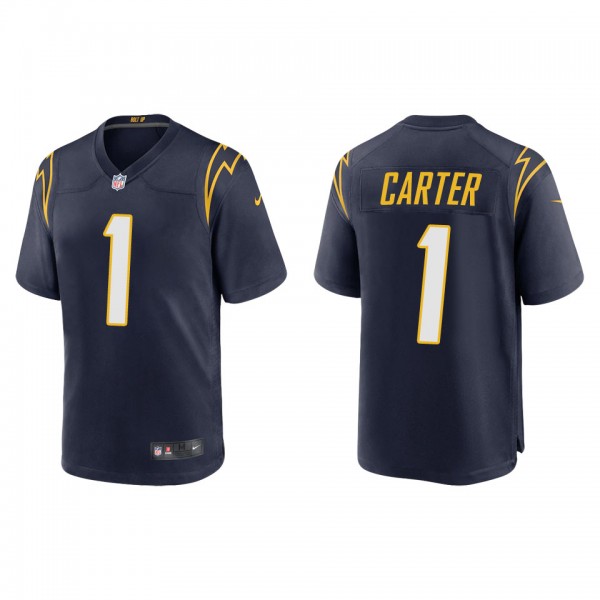Men's Los Angeles Chargers DeAndre Carter Navy Alternate Game Jersey