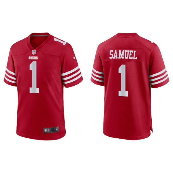 Men's San Francisco 49ers Deebo Samuel Scarlet Gam...