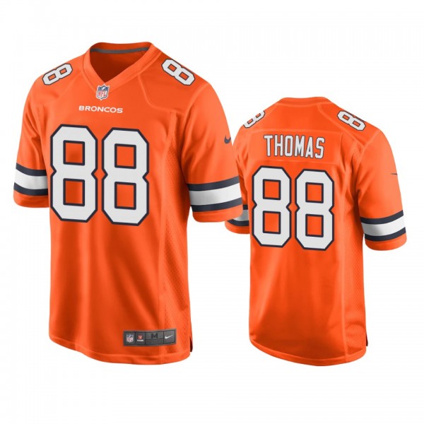Denver Broncos Demaryius Thomas Orange Alternat Ga...