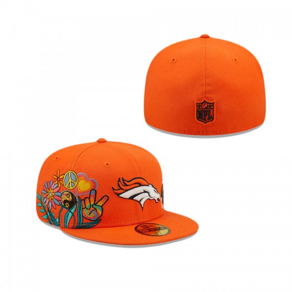 Denver Broncos Groovy 59FIFTY Fitted Hat