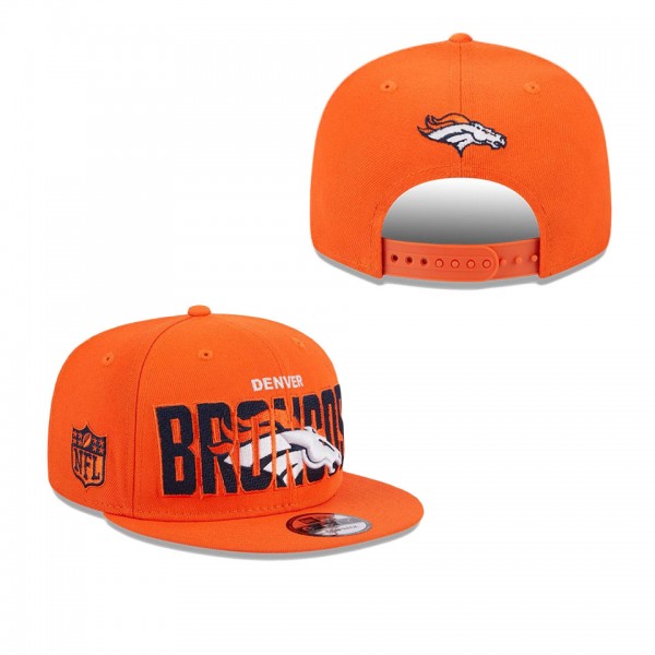 Men's Denver Broncos Orange 2023 NFL Draft 9FIFTY ...
