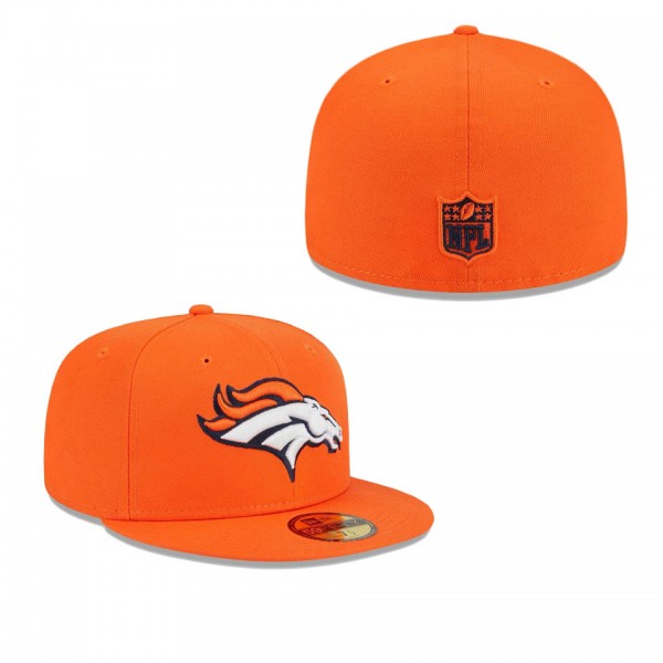Men's Denver Broncos Orange Main 59FIFTY Fitted Ha...