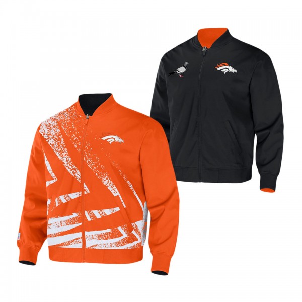 Men's Denver Broncos NFL x Staple Orange Reversible Core Jacket