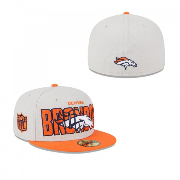 Men's Denver Broncos Stone Orange 2023 NFL Draft O...