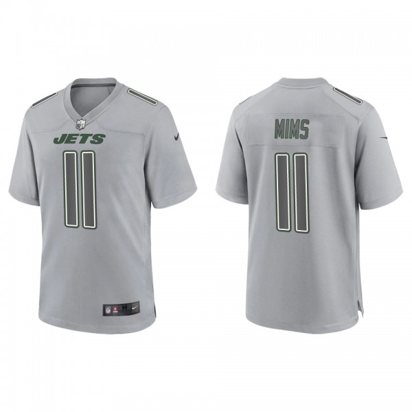 Denzel Mims Men's New York Jets Gray Atmosphere Fa...
