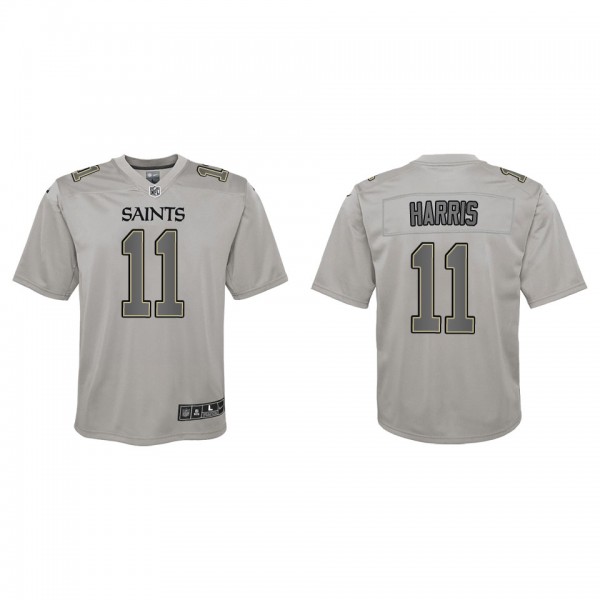 Deonte Harris Youth New Orleans Saints Gray Atmosp...