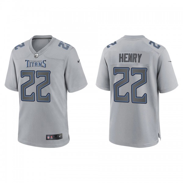 Derrick Henry Tennessee Titans Gray Atmosphere Fas...