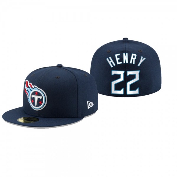 Tennessee Titans Derrick Henry Navy Omaha 59FIFTY ...