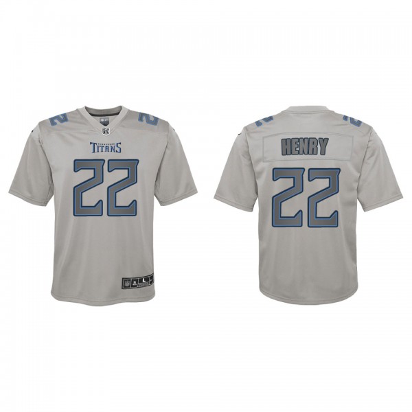 Derrick Henry Youth Tennessee Titans Gray Atmosphe...