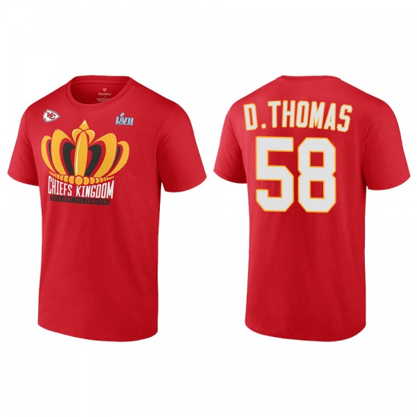 Derrick Thomas Kansas City Chiefs Red Super Bowl L...