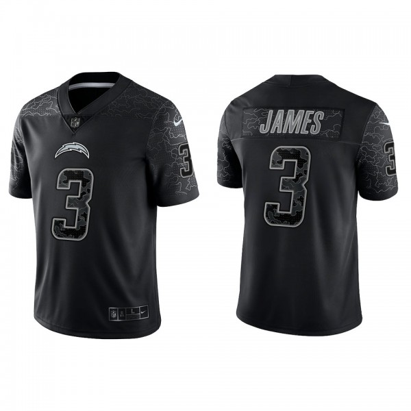 Derwin James Los Angeles Chargers Black Reflective...