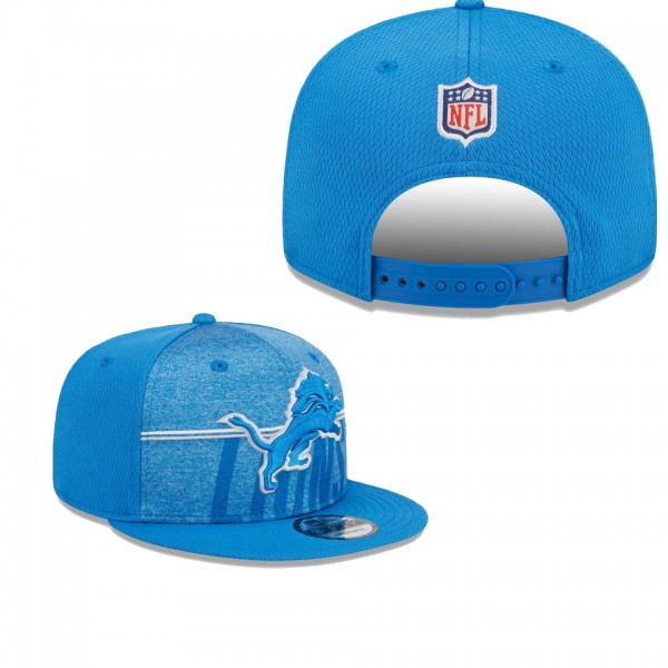 Men's Detroit Lions Blue 2023 NFL Training Camp 9FIFTY Snapback Hat