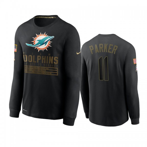 Miami Dolphins DeVante Parker Black 2020 Salute To...
